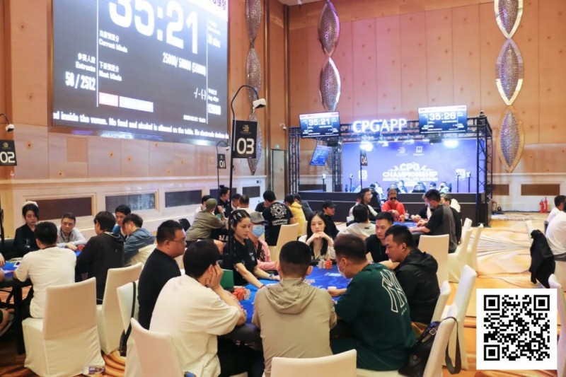 【EV扑克】CPG横琴选拔赛 | 主赛决赛桌产生！王皓晖止步第10名，张尤帆1965万记分牌领跑FT【EV棋牌】-EV棋牌