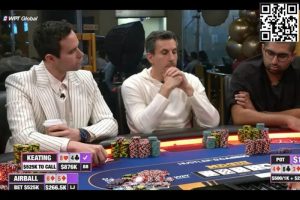 【EV扑克】牌局分析 | Alan Keating在160万彩池中的Hero Call【EV棋牌】-EV棋牌