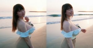 比海還洶湧!最巨補習班老師穿平口上衣幾乎要掉出來了!【EV棋牌】-EV棋牌