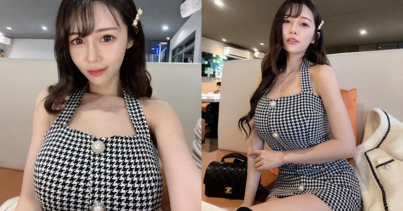 巨乳甜心「安希」家庭日也很兇！氣質小洋裝藏不住「雄偉F奶」，前凸後翹好搶眼！【EV棋牌】-EV棋牌
