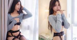 千變美人「小米包」鹹甜兼具,撩上胸圍秀「邪惡吊帶襪」!【EV棋牌】-EV棋牌