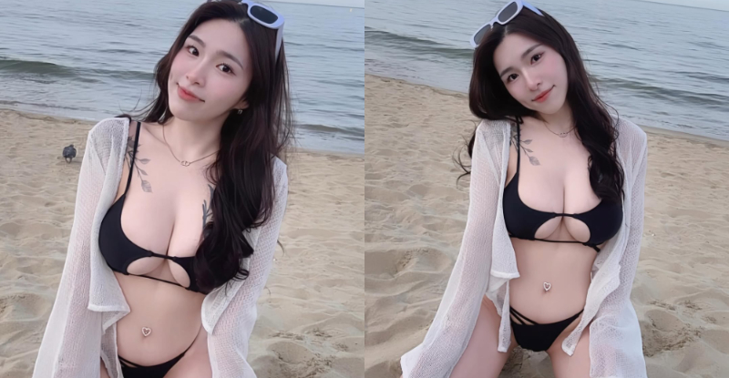 千禧年正妹「Fang」正逢絕美年華，「波淘洶湧」比基尼照殺遍四方！【EV棋牌】-EV棋牌