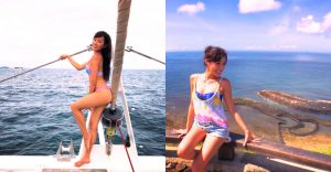 激辣古銅海系女子，陽光下的美乳長腿「Kimberly泡泡」【EV棋牌】-EV棋牌