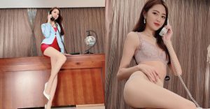 長腿女孩「拿鐵Una」接線只穿內衣褲,「騷色嫩體」讓網友瘋狂查號【EV棋牌】-EV棋牌