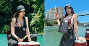 性感龍舟正妹鼓手爆乳擊鼓　熱血帶領隊員衝向終點！【EV棋牌】-EV棋牌