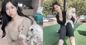 25 歲韓國正妹 Crystal 前凸後翹太圈粉！抱狗合照讓網友都羨慕了【EV棋牌】-EV棋牌