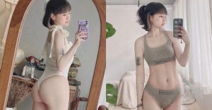 「人氣大眼妹」全身鏡前放曬性感腹肌,「白嫩翹臀」讓臀控嘆為觀止!【EV棋牌】-EV棋牌