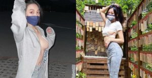 無照上路不行但「無罩」可以!巨乳妹子「五零」挑戰露出極限【EV棋牌】-EV棋牌