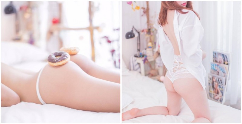 甜甜圈這樣才好吃！「少女美臀」上的甜點格外香甜，萌系氛圍中的致命誘惑！【EV棋牌】-EV棋牌