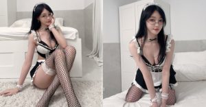 野性女僕「蘇小立」不打掃窩房間，「網襪玉腿」只為征服主人心！【EV棋牌】-EV棋牌