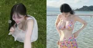 白到發亮!牛奶肌正妹不僅肌膚白皙還很巨 根本天選之人【EV棋牌】-EV棋牌