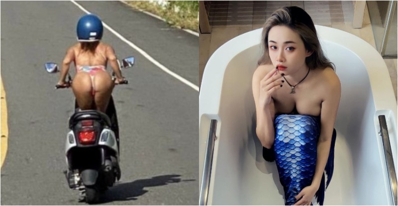 墾丁太陽毒辣比基尼妹只能「翹屁股騎車」　渾圓美臀線條太誘惑【EV棋牌】-EV棋牌