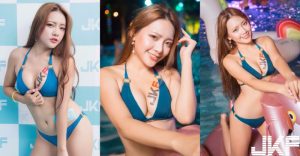 握不住的D奶！爆奶正妹「霍萱」火辣比基尼吸睛！狂野展現「深長事業線」…【EV棋牌】-EV棋牌