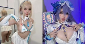 TRE全場最超值的活動！頂級巨乳Coser讓你一對一拍到飽【EV棋牌】-EV棋牌