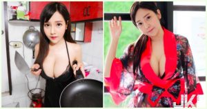 太猛了！超胸猛「G乳大奶廚娘」倒奶解放一波！極緻誘惑的「邪惡線條」讓人受不了…【EV棋牌】-EV棋牌
