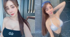 E 乳御姐「莉亞」曬辣照感謝大家的生日祝福!網友目光都放在那一雙「白皙美腿」【EV棋牌】-EV棋牌