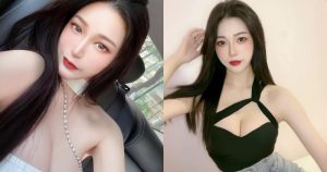 白皙正妹「小麻煩」深溝好長呀，「精緻五官」讓人著迷！【EV棋牌】-EV棋牌