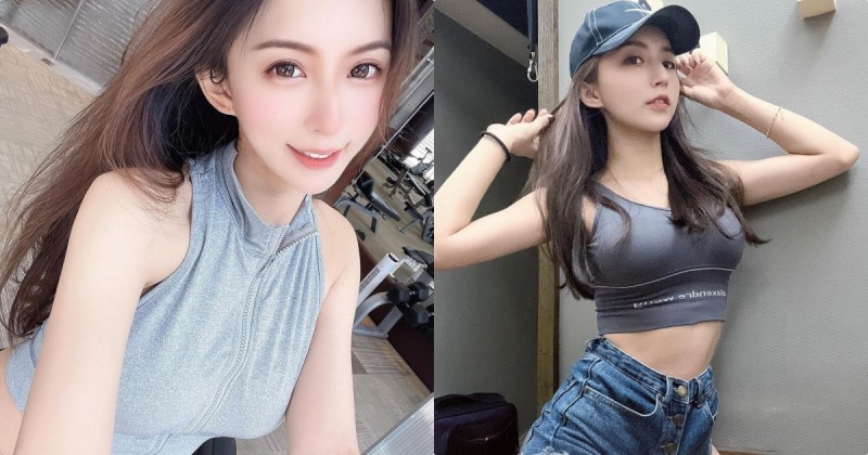 顏值超上鏡的「白皙性感港妹」,「IG低胸背心照」好誘人呀!