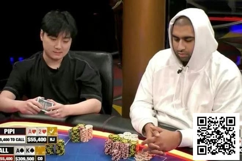 【EV扑克】这是不是你见过的高额桌游戏里最紧的弃牌？【EV棋牌】-EV棋牌