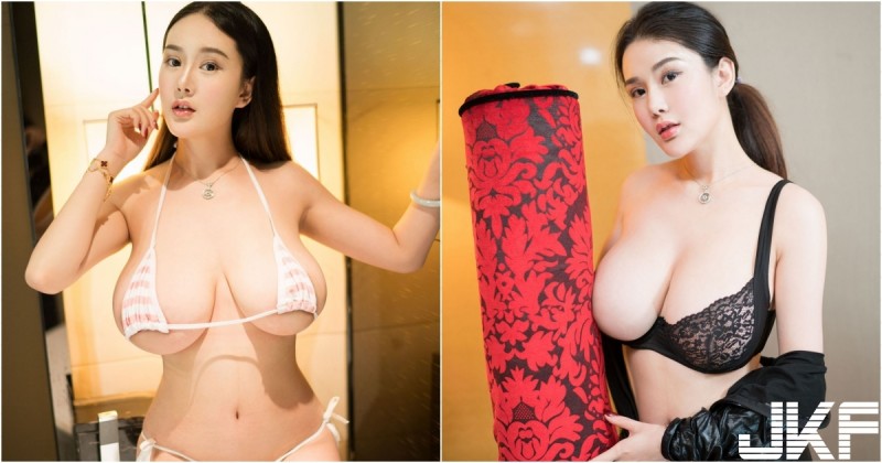 強國超猛「豪乳辣模」來襲！黑皮衣下「巨乳彈出」殺傷力強大！不愧是三頭身正妹啊！【EV棋牌】-EV棋牌