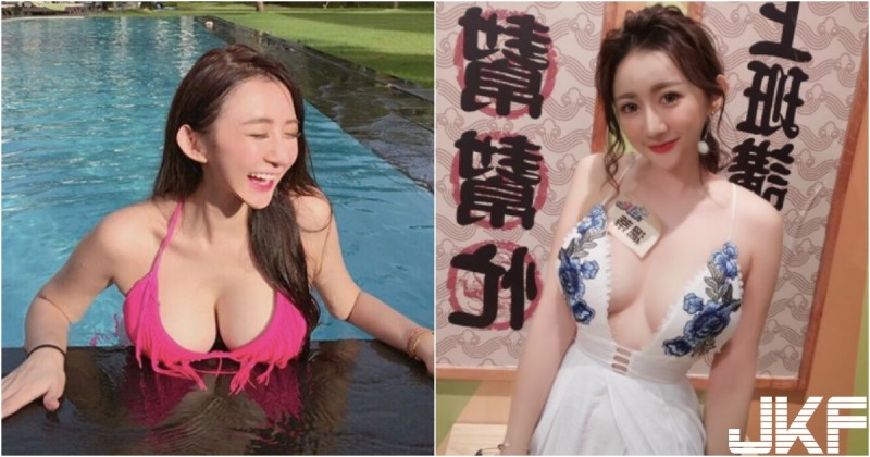 好兇猛的「水上炸彈」！大眼正妹溫蒂，中路開開「渾圓巨奶」好搶眼！【EV棋牌】-EV棋牌