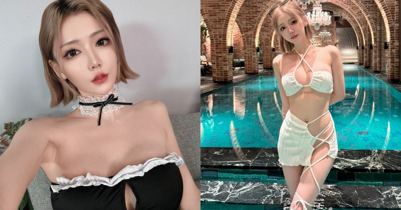 窈窕正妹「酸酸」度假泳裝太犯規！火辣美乳細腿到TRE讓你拍個夠！【EV棋牌】-EV棋牌