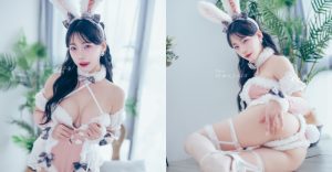 淘氣兔女郎「Dory」捧乳誘惑，轉身又是「白皙屁屁」求好人收養！【EV棋牌】-EV棋牌