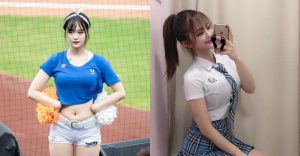 看棒球還是看奶球？韓國職棒啦啦隊長好「胸殘」　跟著節奏彈啊彈【EV棋牌】-EV棋牌