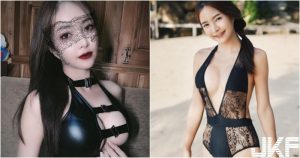 妹子好愛開中路！「渾圓半球」整顆露出，雪白美景讓人窒息啊！【EV棋牌】-EV棋牌