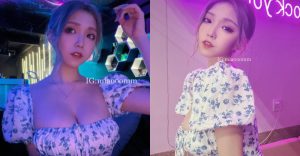 「大眼正妹」洋裝下的辣體超叛逆，坦出「暴力雙峰」點亮餐酒館【EV棋牌】-EV棋牌