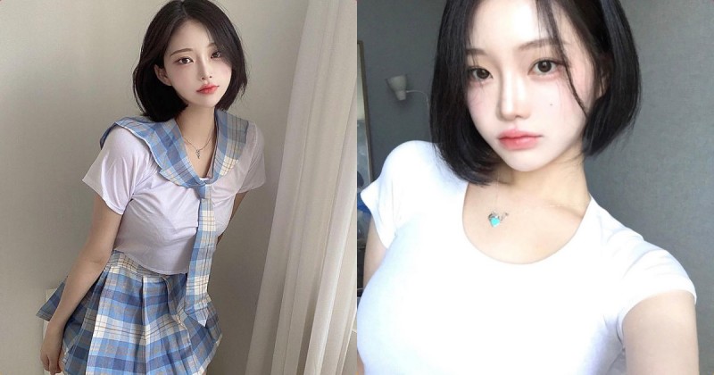 制服短髮妹「脾氣壞壞曲線好辣」，「飽滿線條」太吸睛了！【EV棋牌】-EV棋牌