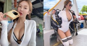「大馬爆乳妹」勇闖沙巴考潛水執照！「超豐滿雙球」不怕浮不起來！【EV棋牌】-EV棋牌