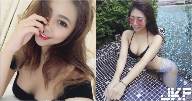 前凸後翹！長髮正妹自備「白嫩大湯圓」！泡在水裡看起來更美味了啊！【EV棋牌】-EV棋牌