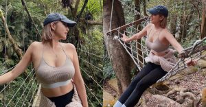 爬山驚遇「性感巨胸妹」,細肩帶hold不住豪奶 網嘆:「扛上山不容易!」【EV棋牌】-EV棋牌