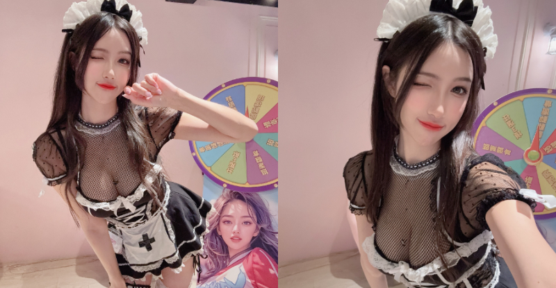 長腿女僕「林妤霜」一出場就驚豔，「性感擺弄」鹹甜兼具超迷人【EV棋牌】-EV棋牌