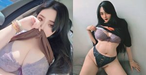 一熱就掀！傲乳正妹「黃靜」車內耐不住，「亮出大車燈」粉絲都搶坐副座！【EV棋牌】-EV棋牌