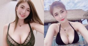 正妹「謝薇安」火辣美乳大的驚人，泳池辣照讓百萬網友都瘋狂！【EV棋牌】-EV棋牌