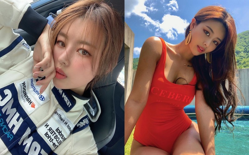 最辣女賽車手「Jung Youna」身材呈現完美S型　超不科學「奶膨腰束」緊身衣彷彿隨時要炸開【EV棋牌】-EV棋牌