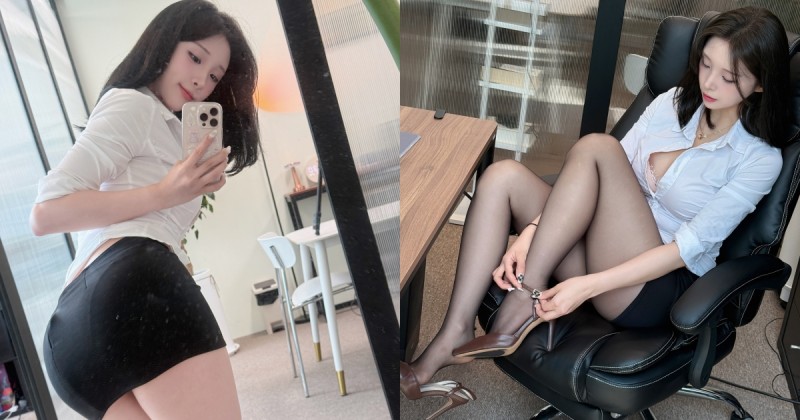 辦公室姊姊有夠騷!「爆乳OL」上班翹屁自拍還脫衣午睡超誇張!