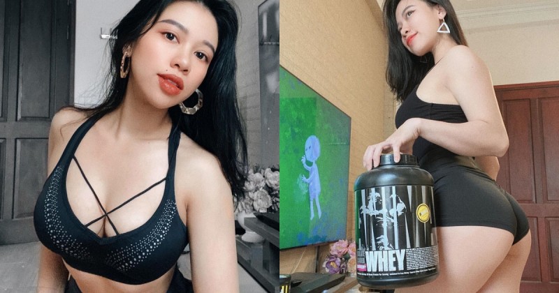 超猛健身女將「肥美翹臀」好Q彈!高蛋白不離手難怪「前凸後翹」練超好!