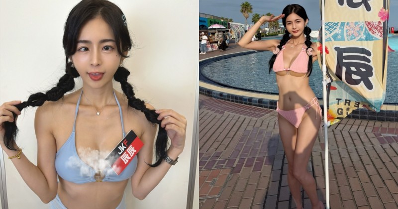 驚艷日本粉絲的性感！美乳仙女「辰辰」亮相泳池攝影會，火辣甜美太搶眼【EV棋牌】-EV棋牌