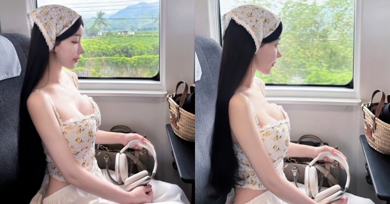 連假搭車注意！轉頭看見「爆乳小仙女」Miyo米優，比窗外風景還吸睛【EV棋牌】-EV棋牌