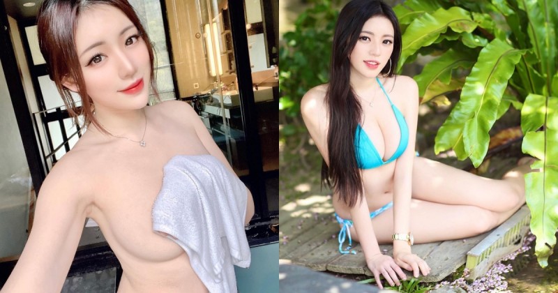 北藝大美術系「長腿正妹」謝立琪 Kiki，泡湯只用毛巾遮點，「渾圓雪乳」快掉出來！【EV棋牌】-EV棋牌