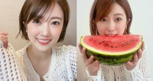 短髮萌妹子「樋口日奈」夏日大口吃西瓜 讓人看了瞬間清涼起來~【EV棋牌】-EV棋牌