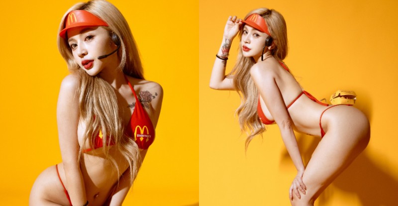 最辣速食點餐員爆乳服務　翹臀當托盤幫你上套餐！【EV棋牌】-EV棋牌