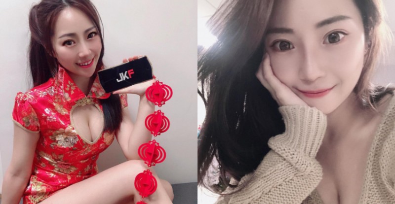 最正領隊「佳佳」爆乳旗袍大秀美腿拜年　甜美笑容讓人秒戀愛【EV棋牌】-EV棋牌