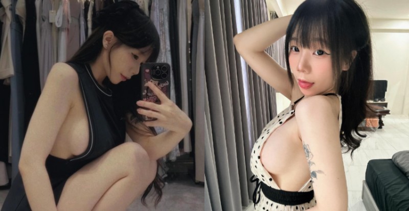 小姐你的側乳露出來了！童顏巨乳新人《Vayne薇恩》太辣【EV棋牌】-EV棋牌