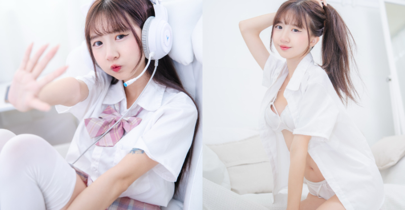 可愛女同學「孟孟」放學邀上線，「露飽滿雪乳」粉絲想玩大人遊戲【EV棋牌】-EV棋牌
