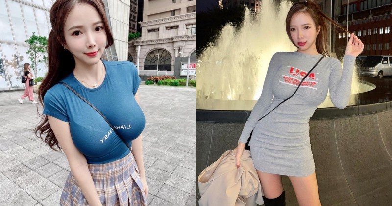 超邪惡背帶出沒！「飽滿雙峰」中路深深凹陷，童顏巨乳的威力太兇猛了啦～【EV棋牌】-EV棋牌