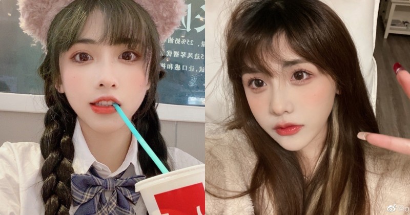22歲可愛正妹「喝飲料太萌了」，綁辮子的造型太讓人戀愛！【EV棋牌】-EV棋牌